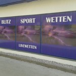 Schaufenster Beschriftung Innsbruck Tirol